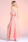 Cherry Blossom Strapless Maxi Dress