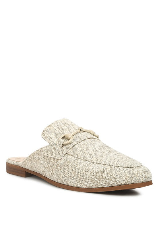 AKUA Horsebit Embellished Loafers