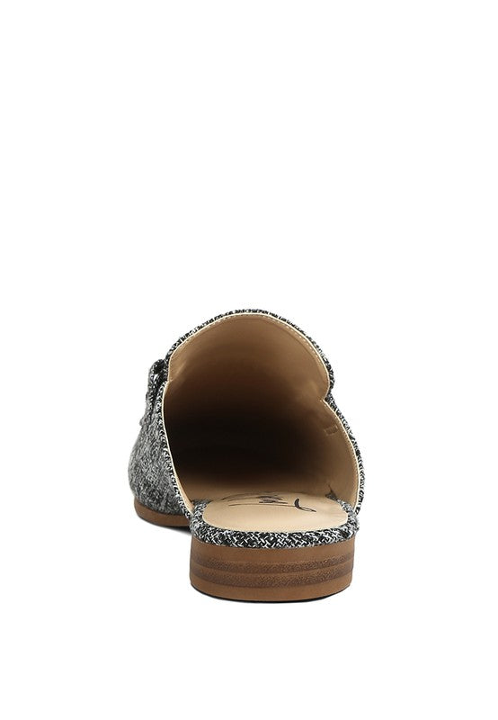 AKUA Horsebit Embellished Loafers