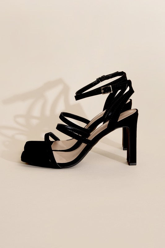 DEVIN-8 ANKLE STRAP HEELS