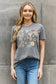 Simply Love Flower Graphic Cotton Tee