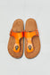 MMShoes Drift Away T-Strap Flip-Flop in Orange