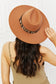 Fame In The Wild Leopard Detail Fedora Hat