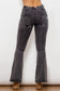 Two-Button Flare Jeans