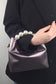 PU Leather Pearl Handbag