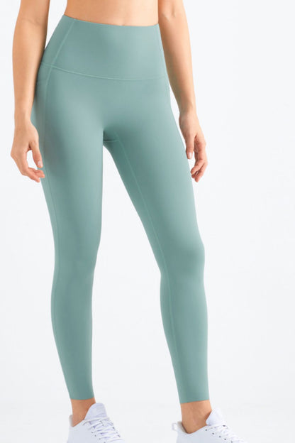 Highly Stretchy Elastic Waistband Pocket Yoga Leggings