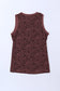 Printed Round Neck Tank