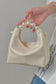 PU Leather Pearl Handbag