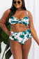 Marina West Swim Take A Dip Twist High-Rise Bikini in Forest